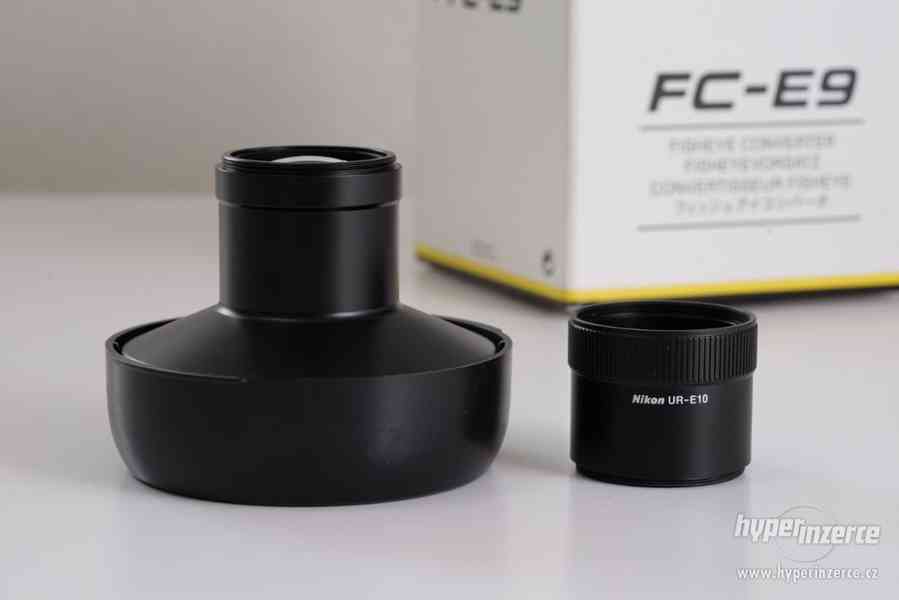Nikon FC-E9 "rybí oko" + adaptér na Nikon Coolpix - foto 4