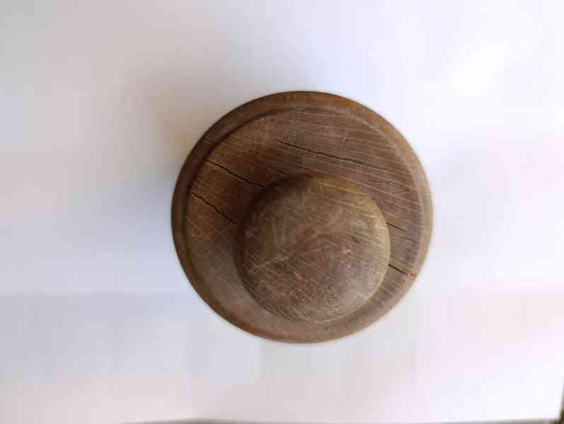 Velmi starý krásný velký mlýnek na strouhanku IDA se smaltem - foto 7