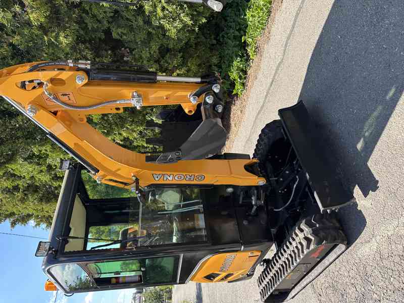 Bagr CRONA CR18 s motorem KUBOTA, mimoosý, RP - foto 5