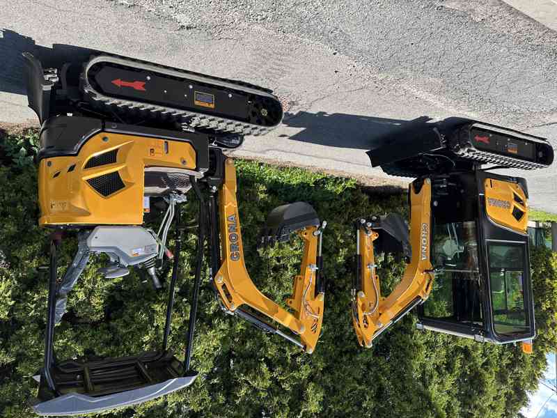 Bagr CRONA CR18 s motorem KUBOTA, mimoosý, RP - foto 4