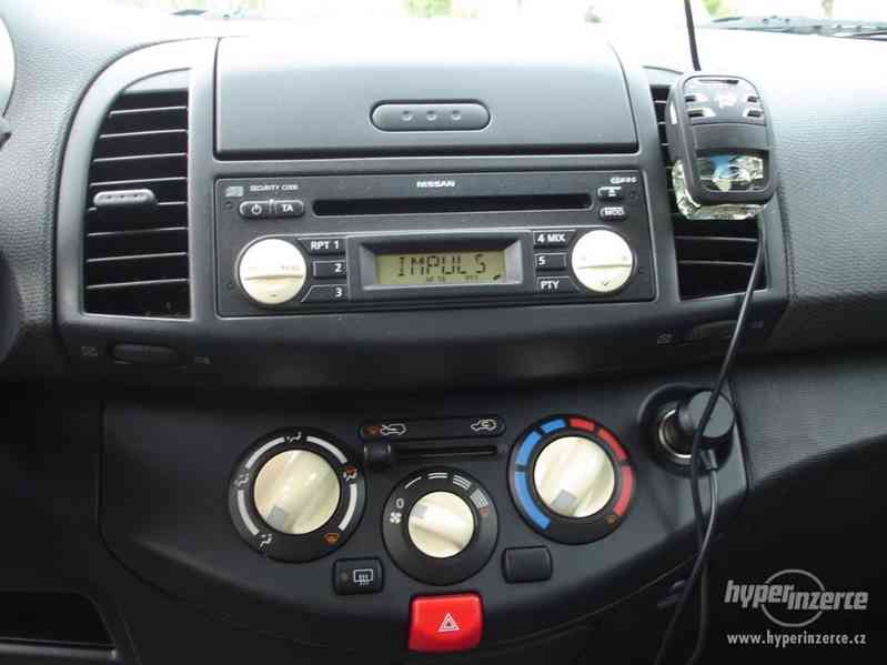 Nissan Micra 1.2-59 KW, Typ K12,Serv.kn.,Automatické svícení - foto 7