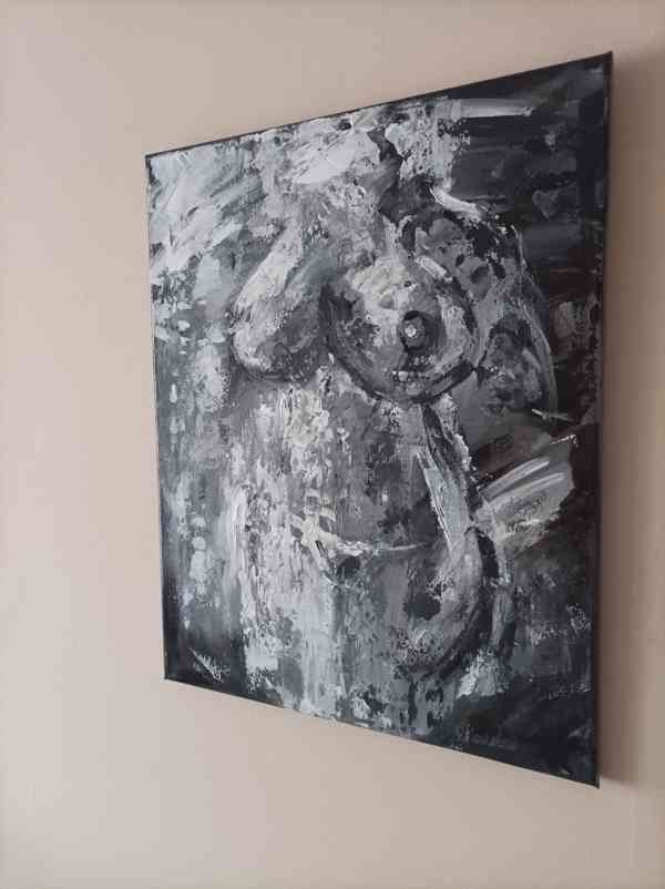 Obraz 40x50, figura, abstrakce, DOPRAVA ZDARMA  - foto 3