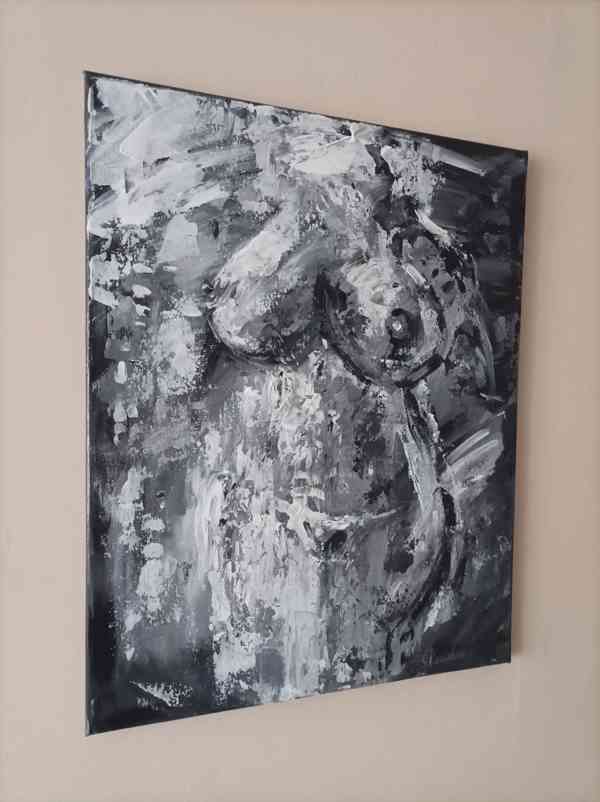 Obraz 40x50, figura, abstrakce, DOPRAVA ZDARMA  - foto 2