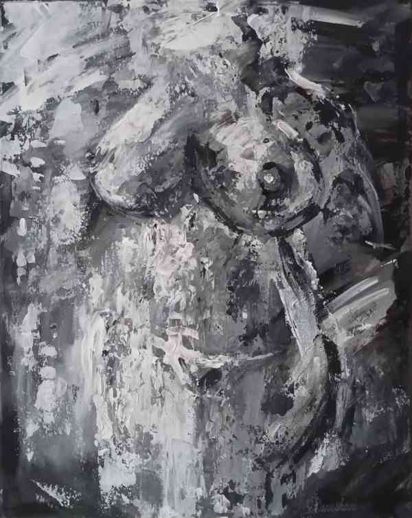 Obraz 40x50, figura, abstrakce, DOPRAVA ZDARMA  - foto 4