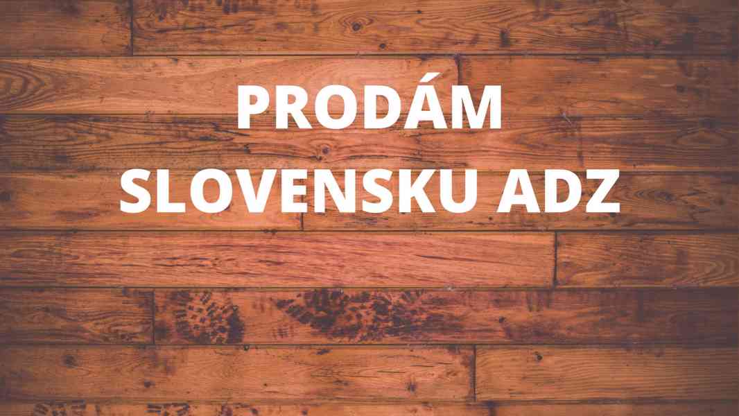 Prodám slovensku ADZ - foto 1