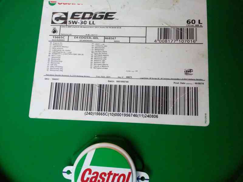 motorový olej Castrol EDGE 5w-30 LL - foto 4