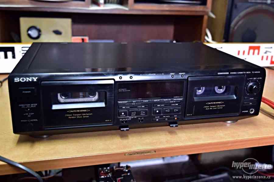 SONY TC-WE505 Double Cassette Deck 1996 - k opravě - foto 1
