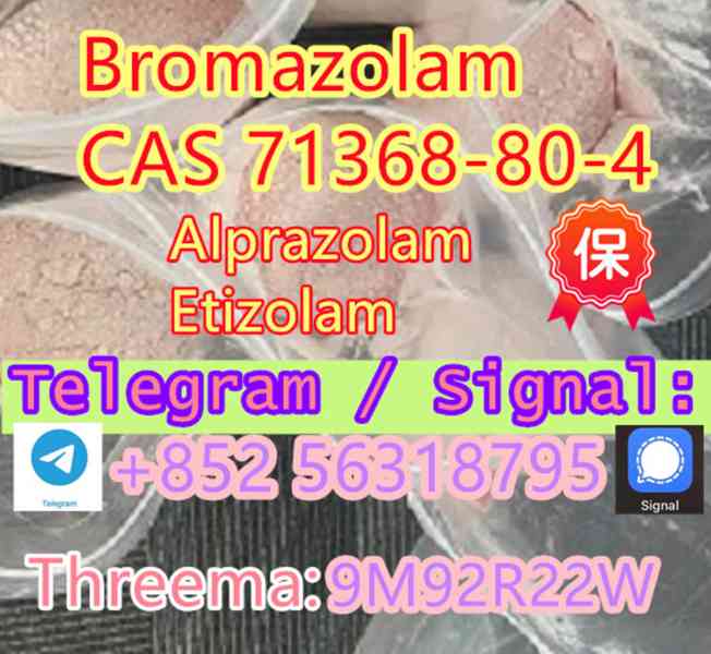  Bromazolam CAS 71368-80-4 high quality opiates, Safe transp