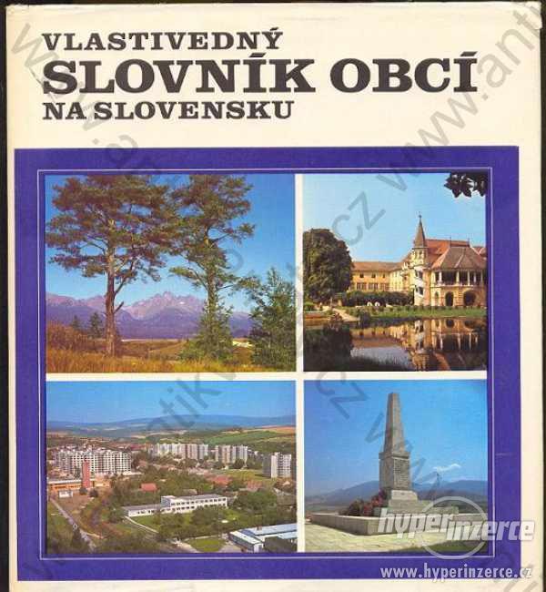 Vlastivedný slovník obcí na Slovensku III 1978 - foto 1