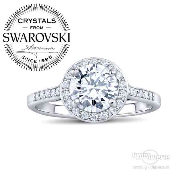Stříbrné prsteny se Swarovski kameny - foto 1