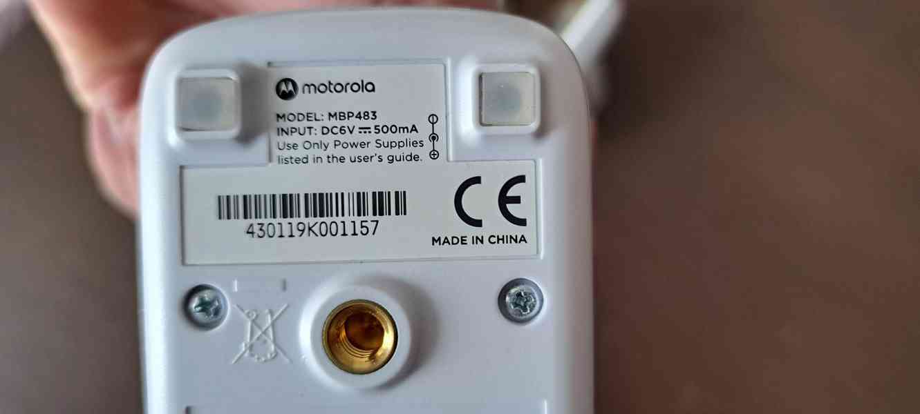 Digitální video chůvička Motorola MBP483 - foto 4
