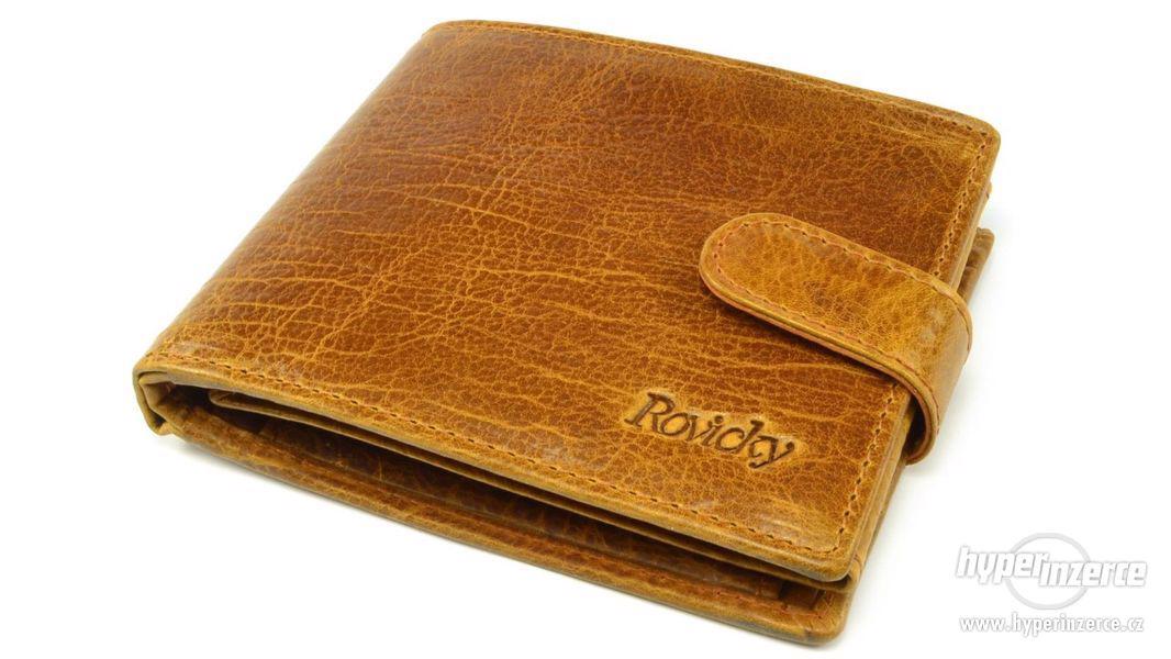 Pánská peněženka kožená světlá - foto 3