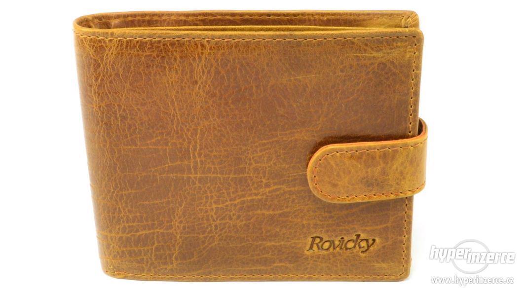 Pánská peněženka kožená světlá - foto 5