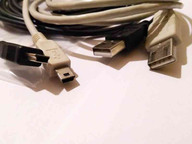 Kabely USB A-Mini USB - foto 2