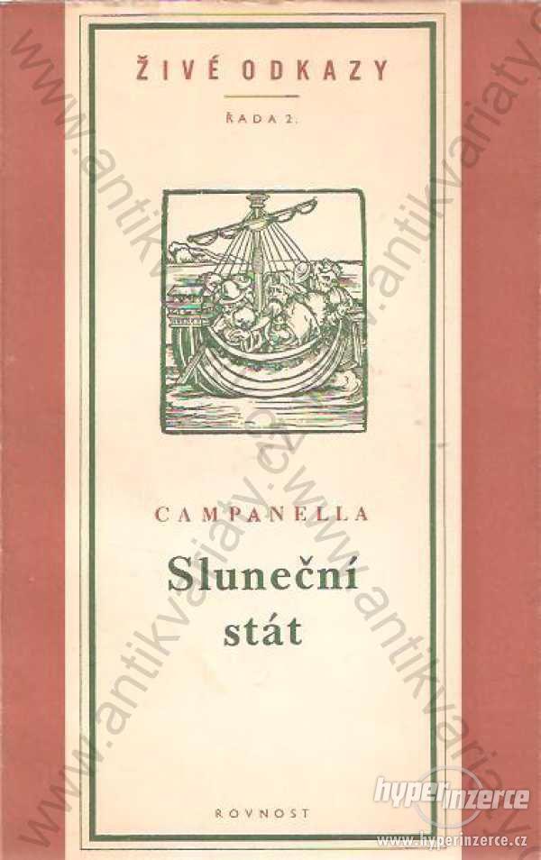 Sluneční stát Tommaso Campanella 1951 Rovnost - foto 1