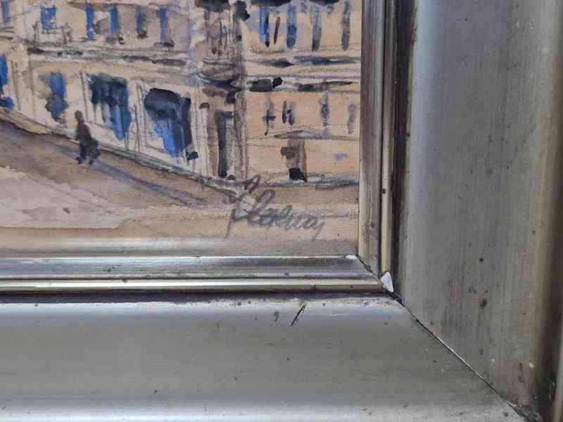 Hezký starý obrázek Praha Karel Flekna - foto 4
