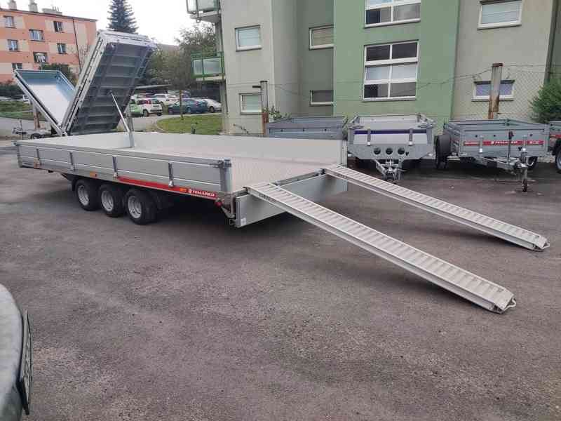 Autopřepravník FULL ALU + ALU bočnice - 3500kg - foto 9