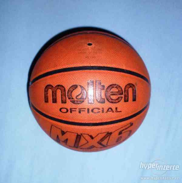 Profi BASKETBALOVÝ míč MOLTEN MX6 pro ženy, dívky kůže vel.6 - foto 1