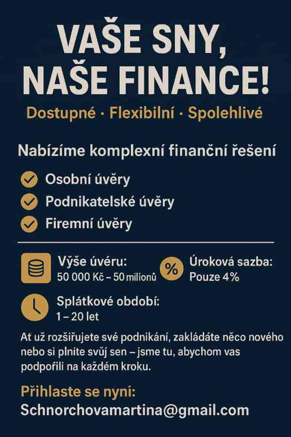 RYCHLÉ SCHVÁLENÍ, SNADNÁ A NEJLEPŠÍ NABÍDKA PŮJČKY BEZ STRES - foto 1