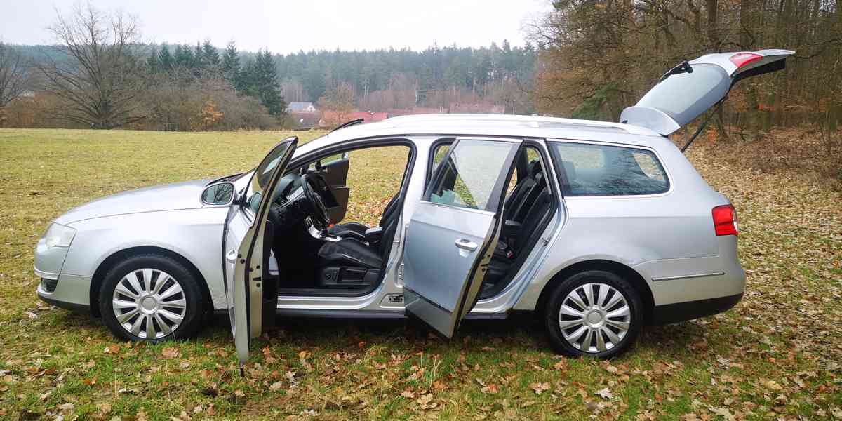 VW Passat B6 3C Kombi 2.0 TDI 100kw. STK+EM PLATNÉ do 8/2024 - foto 9