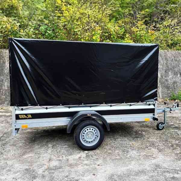 Přívěsný vozík +plachta, NOVÝ, 2,65m x 1,30m y 1,45m, DPH - foto 6