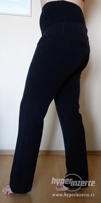 Černé těhotenské elastické kalhoty Windstar - foto 2