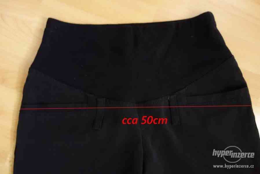 Černé těhotenské elastické kalhoty Windstar - foto 4