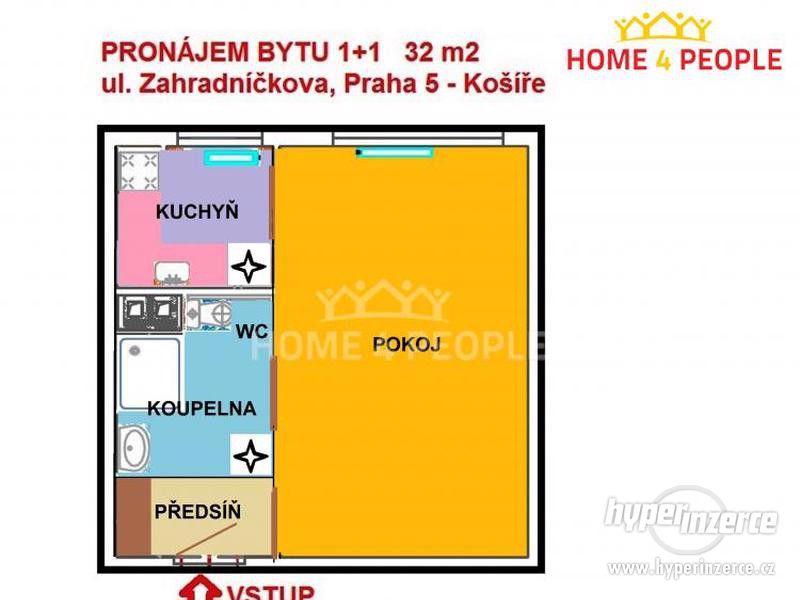 Pronájem bytu 1+1 o výměře bytu 31 m, Praha 5 - Košíře, ul. Zahradníčkova - foto 14