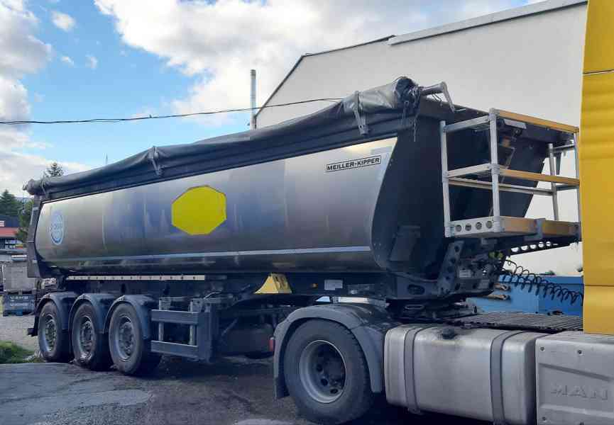 PRONÁJEM / PRODEJ sklápěcí termo návěs MEILLER 28 m3