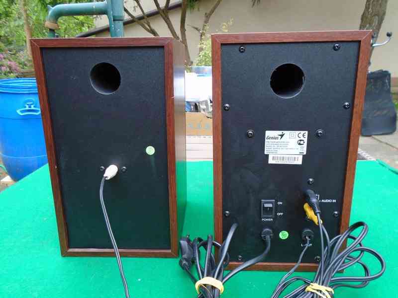 PC repro reproduktory Genius SP-HF 1255A funkční hrají super - foto 11