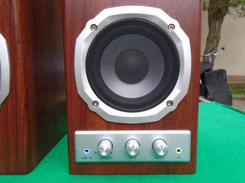 PC repro reproduktory Genius SP-HF 1255A funkční hrají super - foto 3
