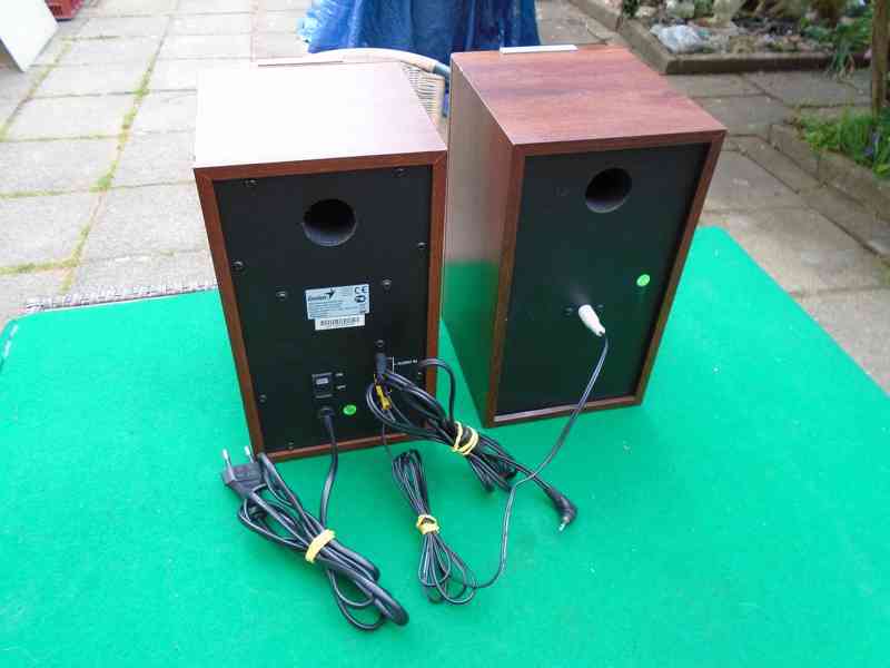 PC repro reproduktory Genius SP-HF 1255A funkční hrají super - foto 6