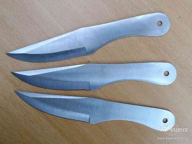 Házecí - vrhací nůž 3 kusy 21,5 cm - foto 1