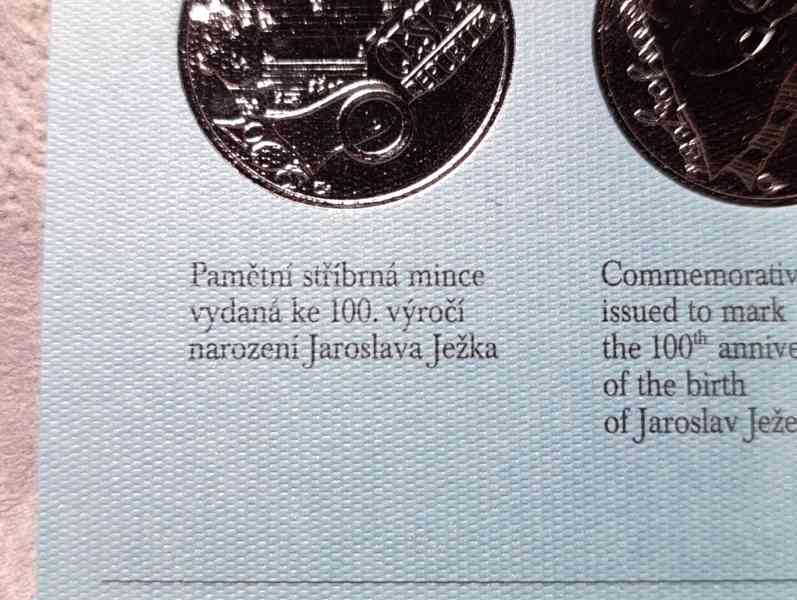 Stříbrná pamětní mince 200 Kč 2006 -J.Ježek BK  - foto 2