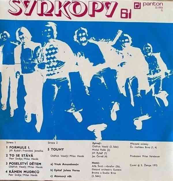 Synkopy 61 – Formule I.  (10" LP) - foto 2