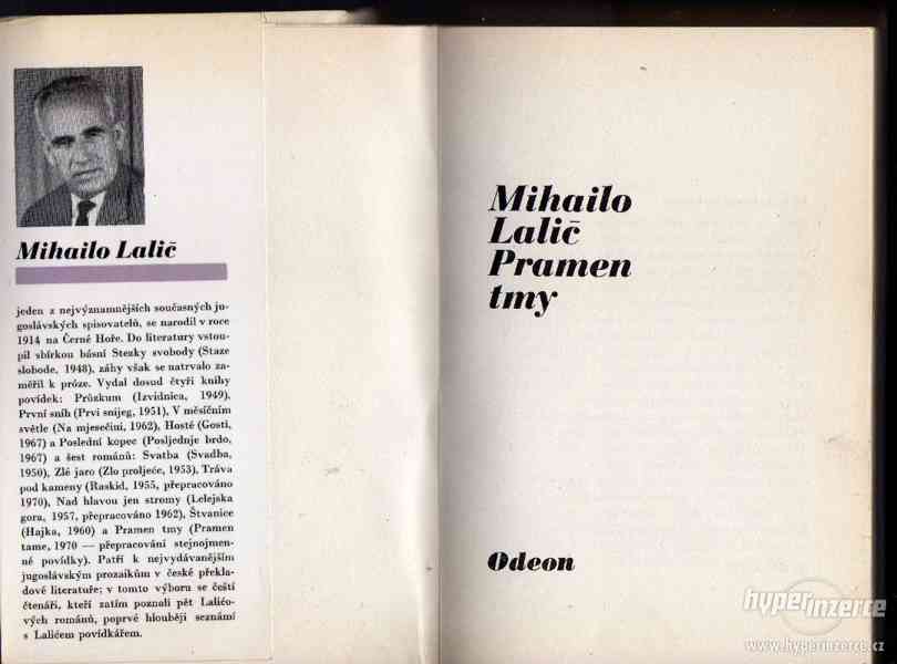 Pramen tmy Mihailo Lalič - 1973 1. vydání - foto 1