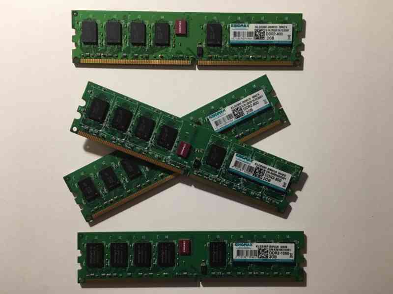 RAM 8GB(4x2GB) DDR2 800Mhz CL5 zn.Kingmax - foto 1