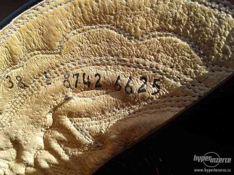 originální dámské westernové kožené boty č. 41- 2ks - foto 13