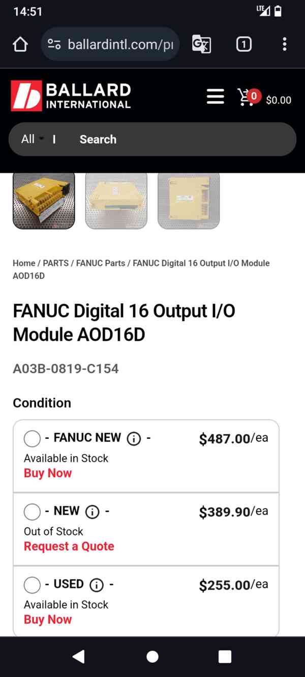 A03B-0819-C011 AiF01A I/O interface module Fanuc Počet 1ks U - foto 9