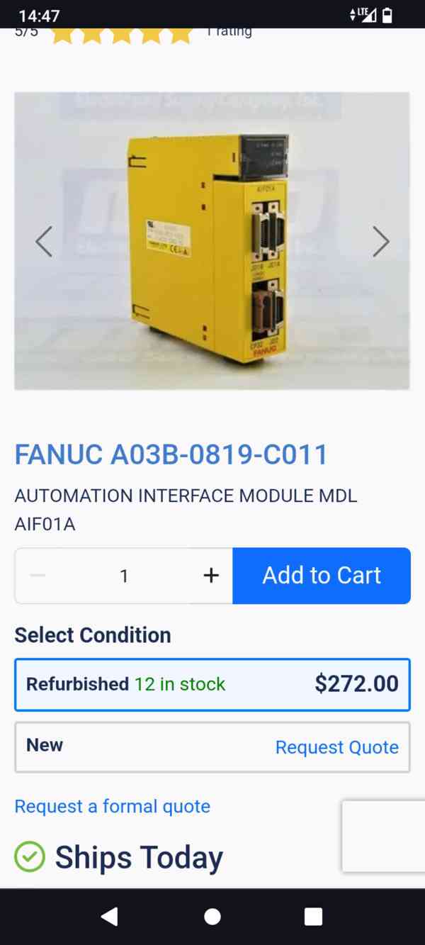 A03B-0819-C011 AiF01A I/O interface module Fanuc Počet 1ks U - foto 8