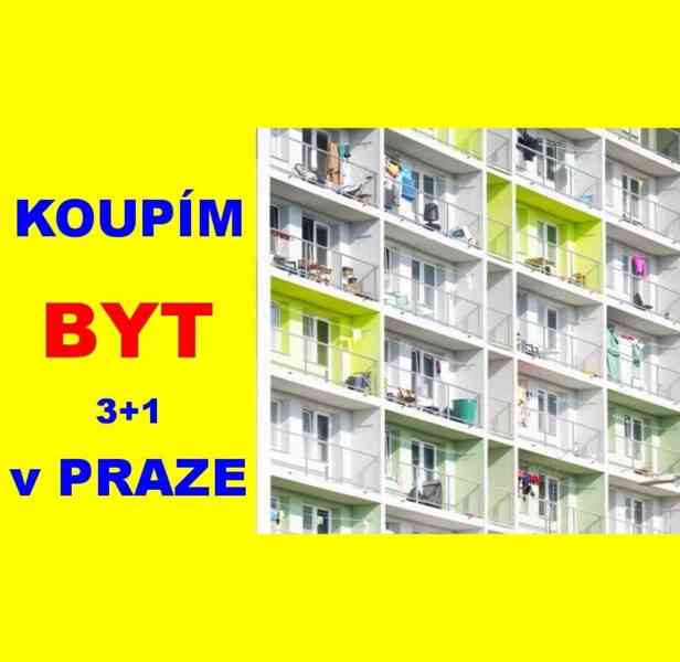 🛑 Byt 3+1 v Praze - koupím! 🛑