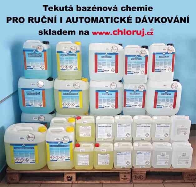 Chlornan sodný UPV - tekutý chlor do bazénu 20 kg - foto 3