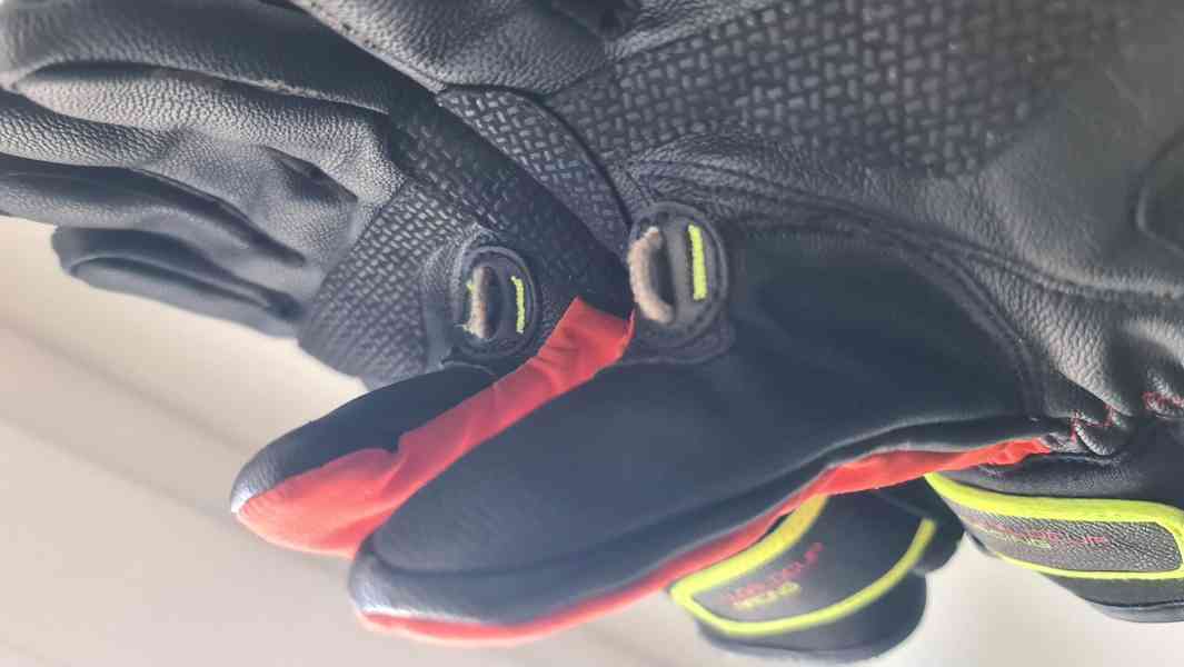 Rukavice LEKI Race slide S Jr black-red-yellow, vel.6 - foto 6