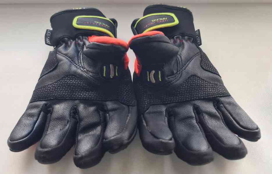 Rukavice LEKI Race slide S Jr black-red-yellow, vel.6 - foto 4