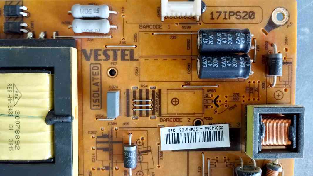 TV LCD zdroj 17IPS20 VESTEL 23314054 - foto 2