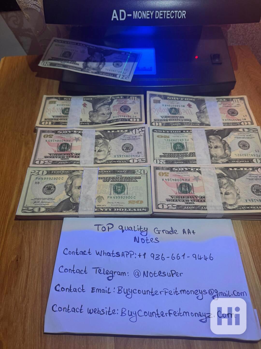 whatsapp +1 936 661-9446 Buy counterfeit dollar  Grade AA+ - foto 1