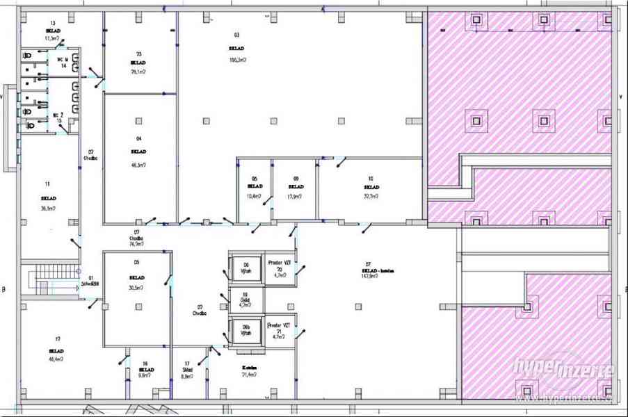 Pronájem samostatného objektu v Praha 4 Modřanech, 1800m2 - foto 8