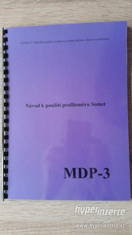 Návod k profiloměru MDP-3 - foto 1