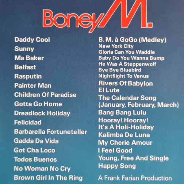 CD - BONEY M. / The Best Of 10 Years - foto 2
