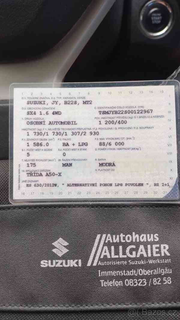 Suzuki SX4 S-Cross 1,6   VVT 4×4 LPG, 113 tis. km - foto 5